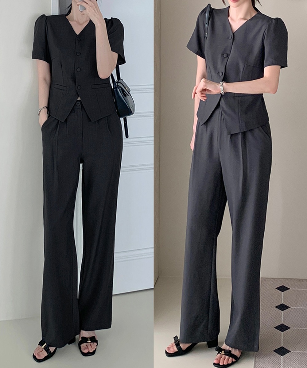 半袖ジャケットパンツセット