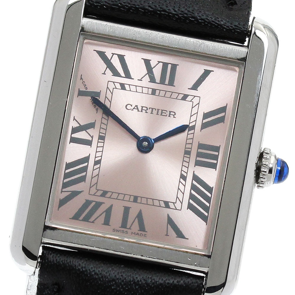 カルティエ CARTIER W5200000 タンクソロSM クォーツ レディース 良品 _894884【中古】