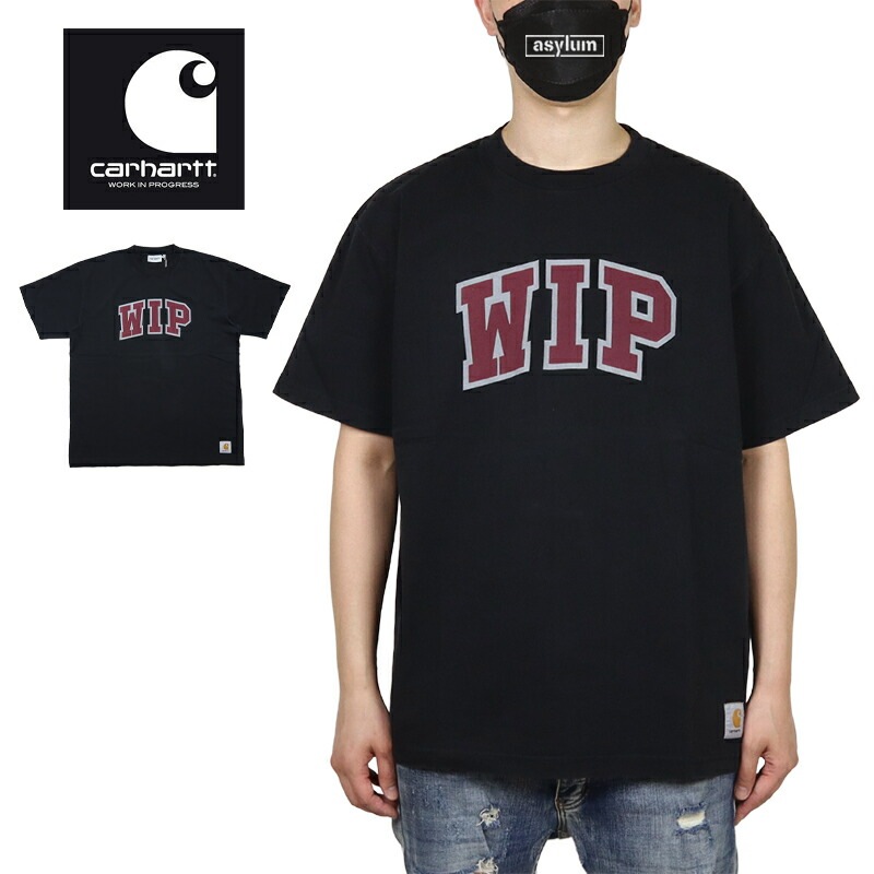 カーハートWIP Tシャツ Carhartt WIP 半袖 メンズ レディース ブランド 大きいサイズ 黒 おしゃれ