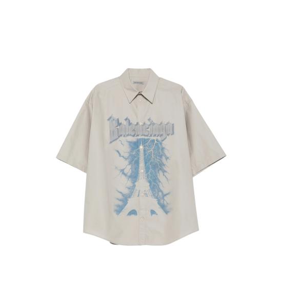 BALENCIAGA Men Shirts 869793 TRM28 2967 GREY