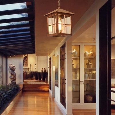 ペンダントライト ガラス 北欧 おしゃれ LED アンティーク レトロ 工業風 防水 吊下げ灯 角錐 四角形 小さな家 和室 ダイニング リビング キッチン 和風 屋外 庭園 天井照明器具 引掛シーリ