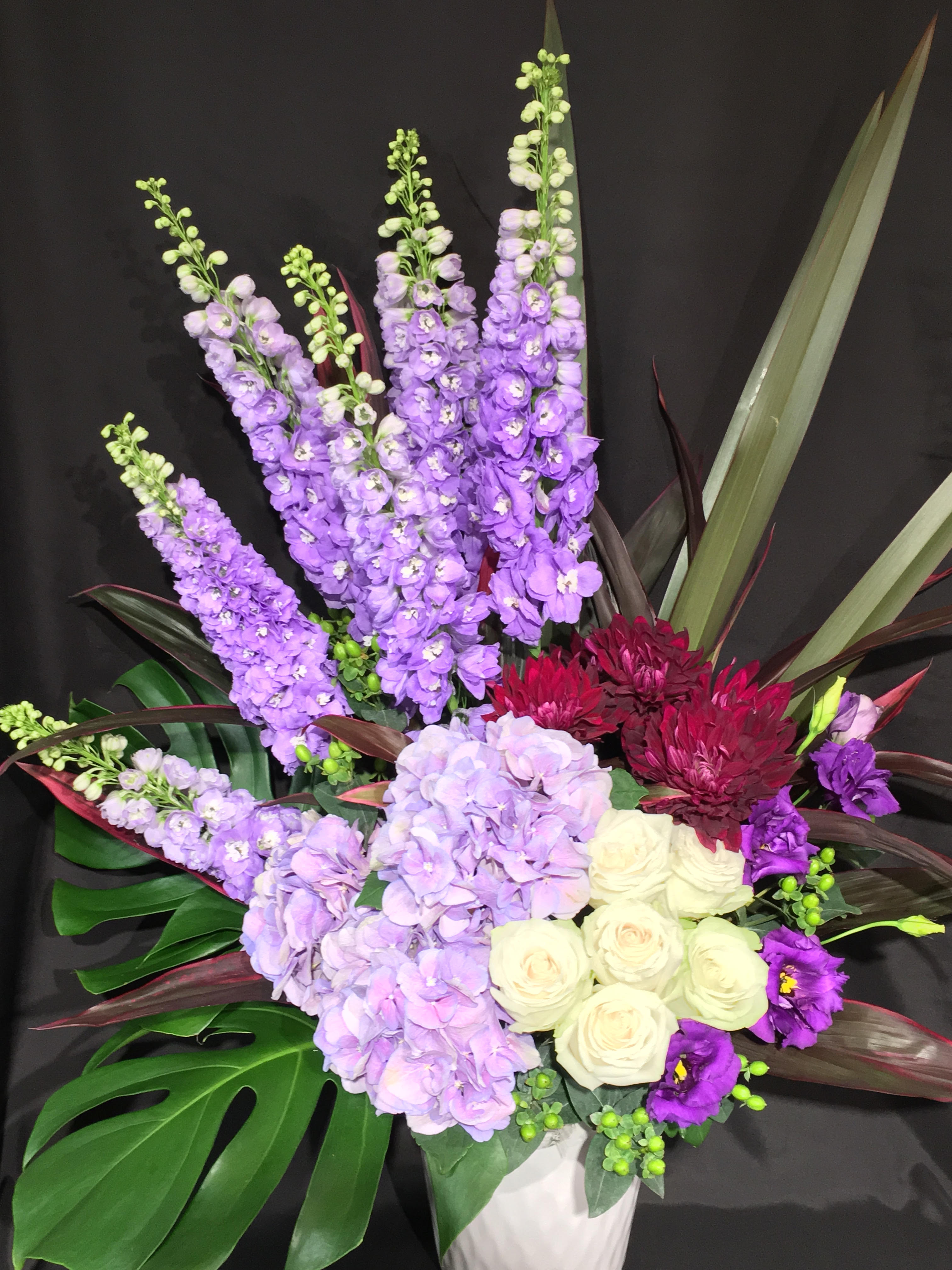 商品ID 6088 アレンジメント　紫系 15,840円