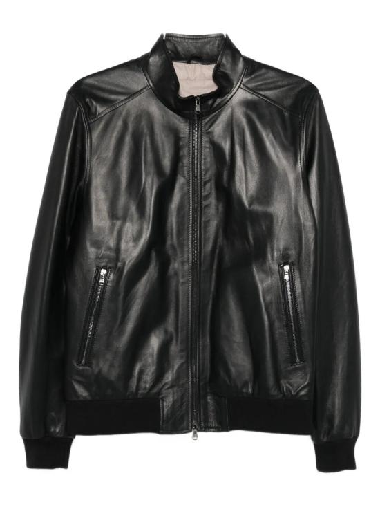 BARBA Men Bikers Jacket DAKOTA 51205 99 BLACK