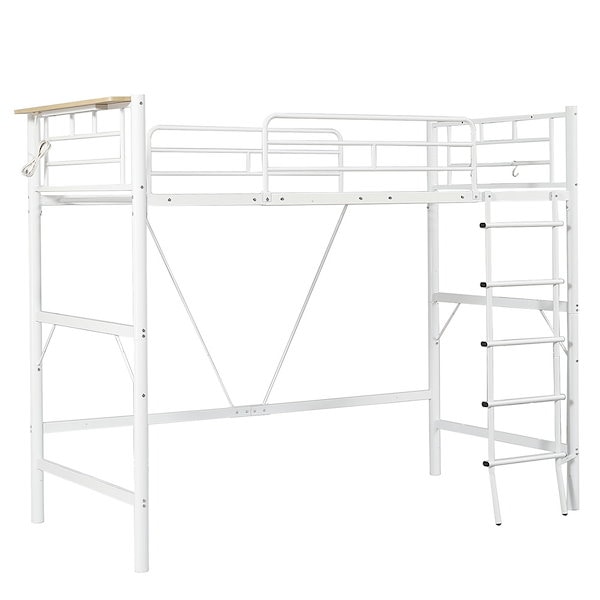 Qoo10] ロフトベッド パイプベッド シングル コ