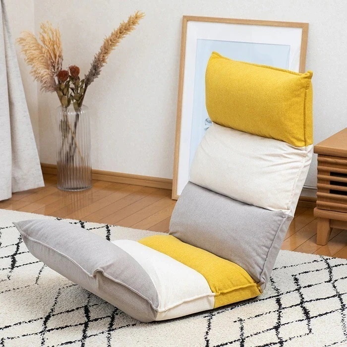 座椅子 relaco リラコ 脚楽ハイバック座椅子 RMJD-47-MA マスタード