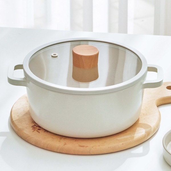 ルア IH インダクション用 ラーメン 鍋 チゲ 両手鍋 20cm