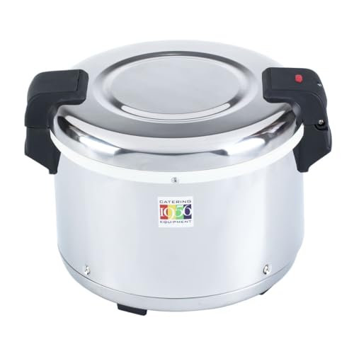 Thunder Group 保温ジャー 3.3升 6L 電子ジャー 保温専用 ご飯 フッ素加工 シルバー 業務用 SEJ20000JJ