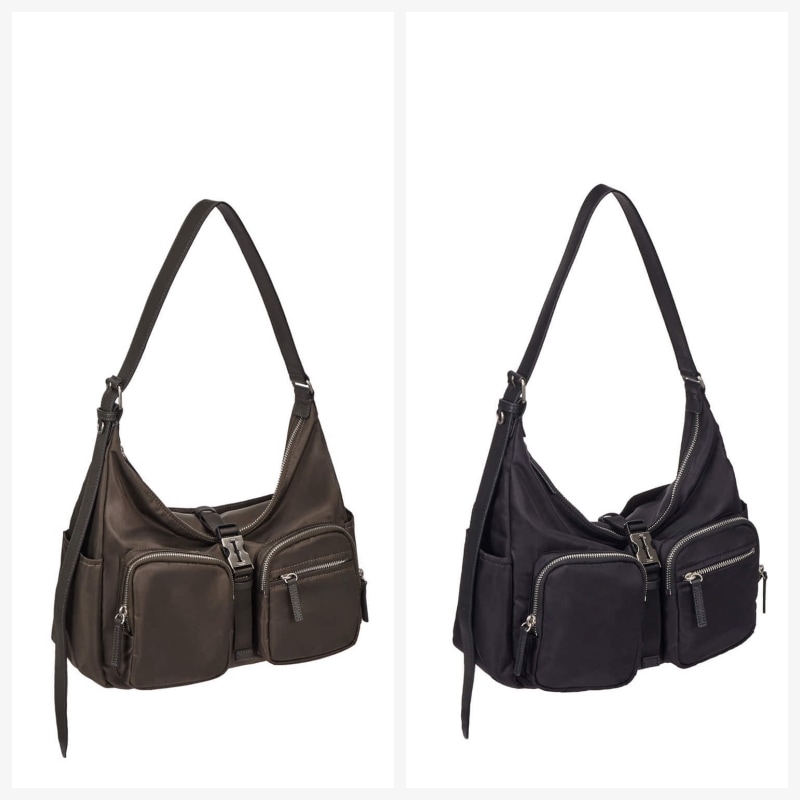 【VUNQUE】25FW HEY DOUBLE POCKET HOBO S : 2COLORS