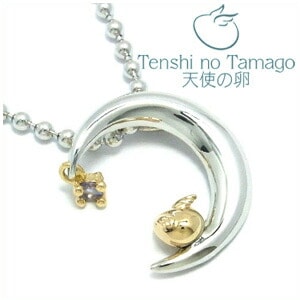 天使の卵 12月 誕生石 タンザナイト ムーン シルバーネックレス SILVER 925 銀の蔵