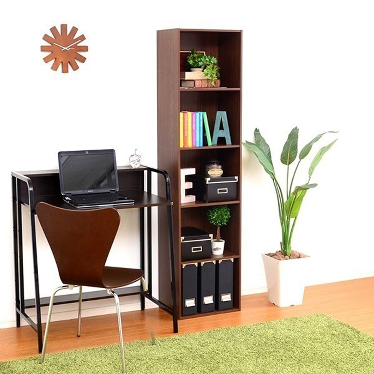 A4サイズ収納OK！扉付きカラーボックス スカラーボックス 扉付き5段ラック 収納