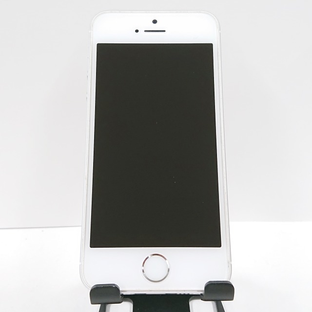【ジャンク品】iPhoneSE 32GB au シルバー 送料無料 本体 c07784 【中古】