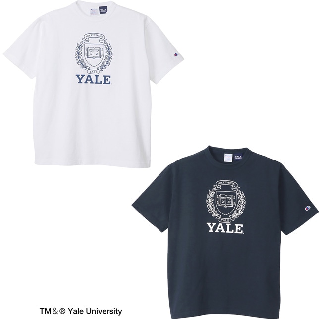 T1011 US Tシャツ MADE IN USA YALE 立体ロゴ プリントTシャツ メンズ C5-Z302