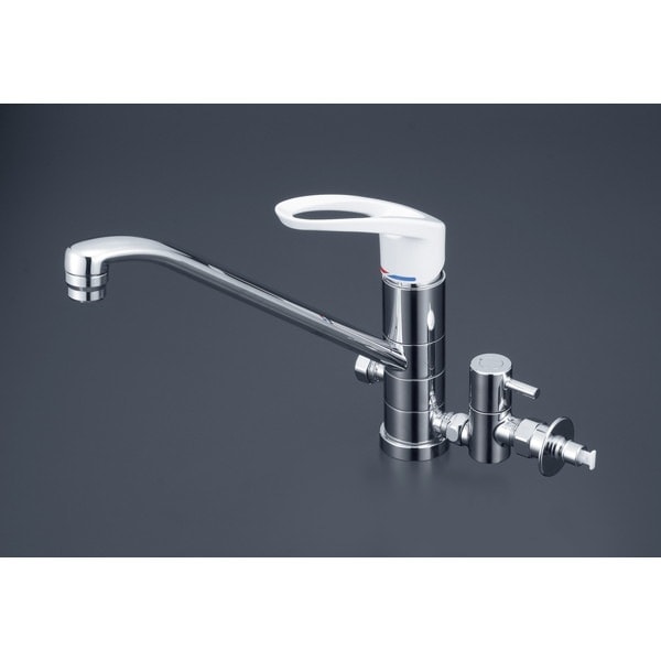 KM5041TU 流し台混合栓 止水栓付