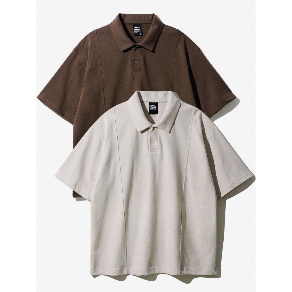 FP ニューウェーブダブルコットンピンタックカラーショートスリーブ 5タイプ YKST1453