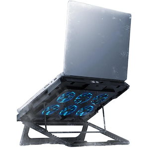 ノートパソコンラジエーターノートパソコン冷却ブラケットファン速度を調整できるゲーム用ノートパソコン冷却ベース17インチ Lenovo 救世主Dell AlienwareAsus に適していま
