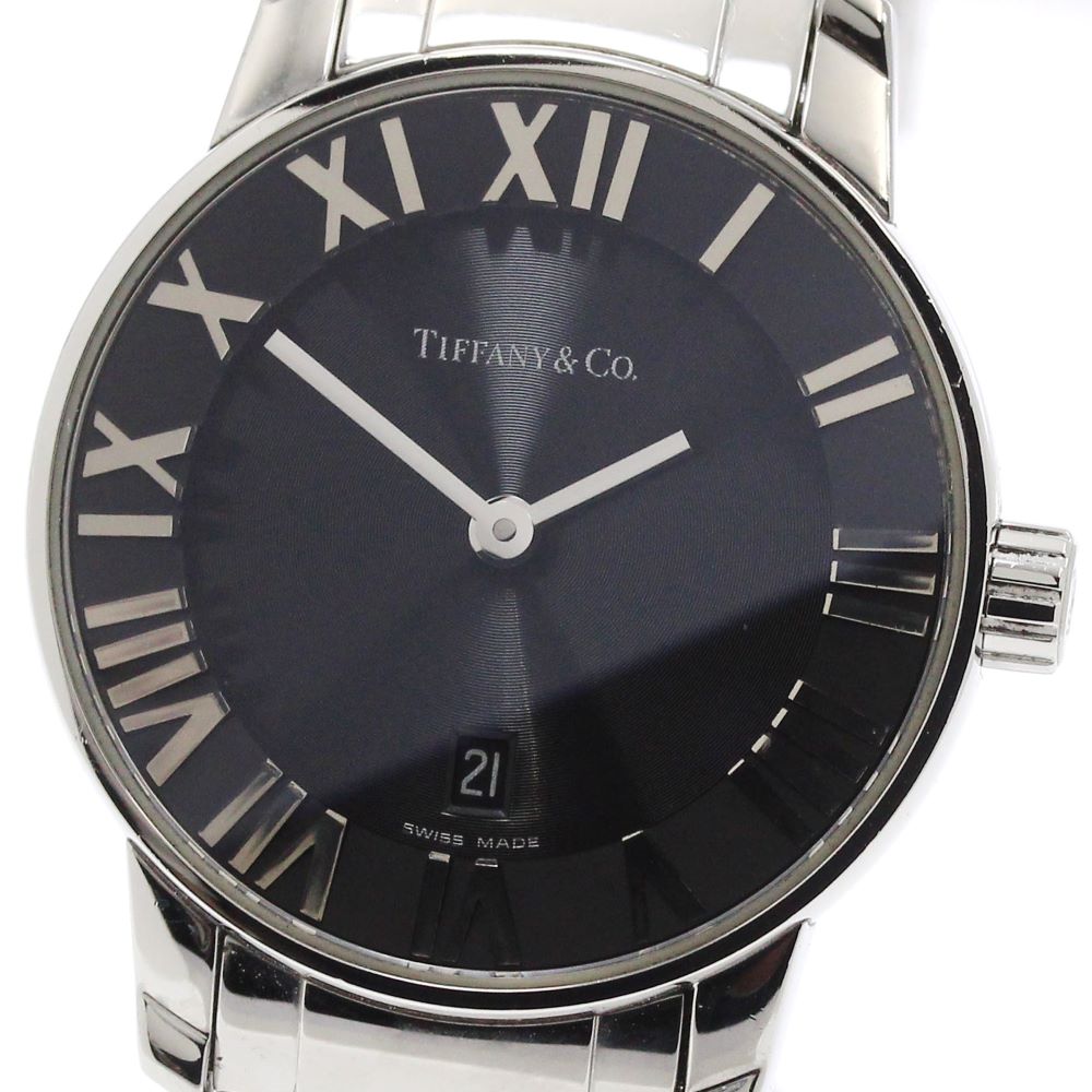 ティファニー TIFFANY&Co. アトラスドーム デイト クォーツ レディース 保証書付き_869752【中古】