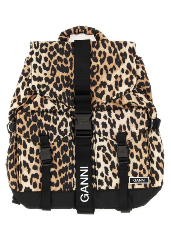 GANNI Women Backpacks A4757 943 Black