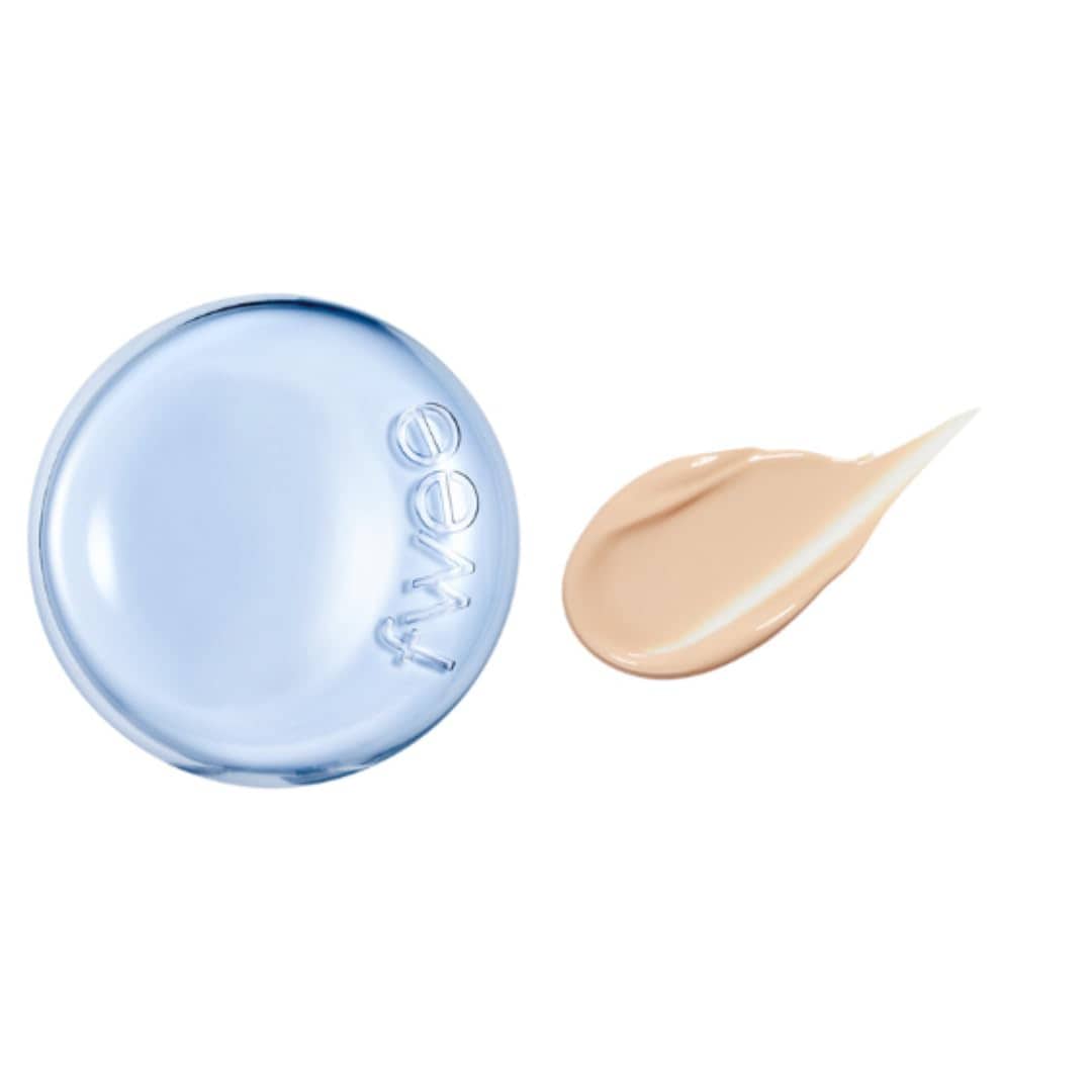 fwee フィー クッションファンデ クッションガラス SPF50+ PA+++ (ヌードガラス, 02)