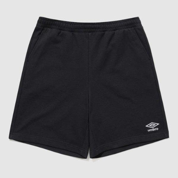 ショートパンツ JQS UQ123CHP19-BLK エッセンシャルスウェット 4.5部丈ショートパンツ / BLACK