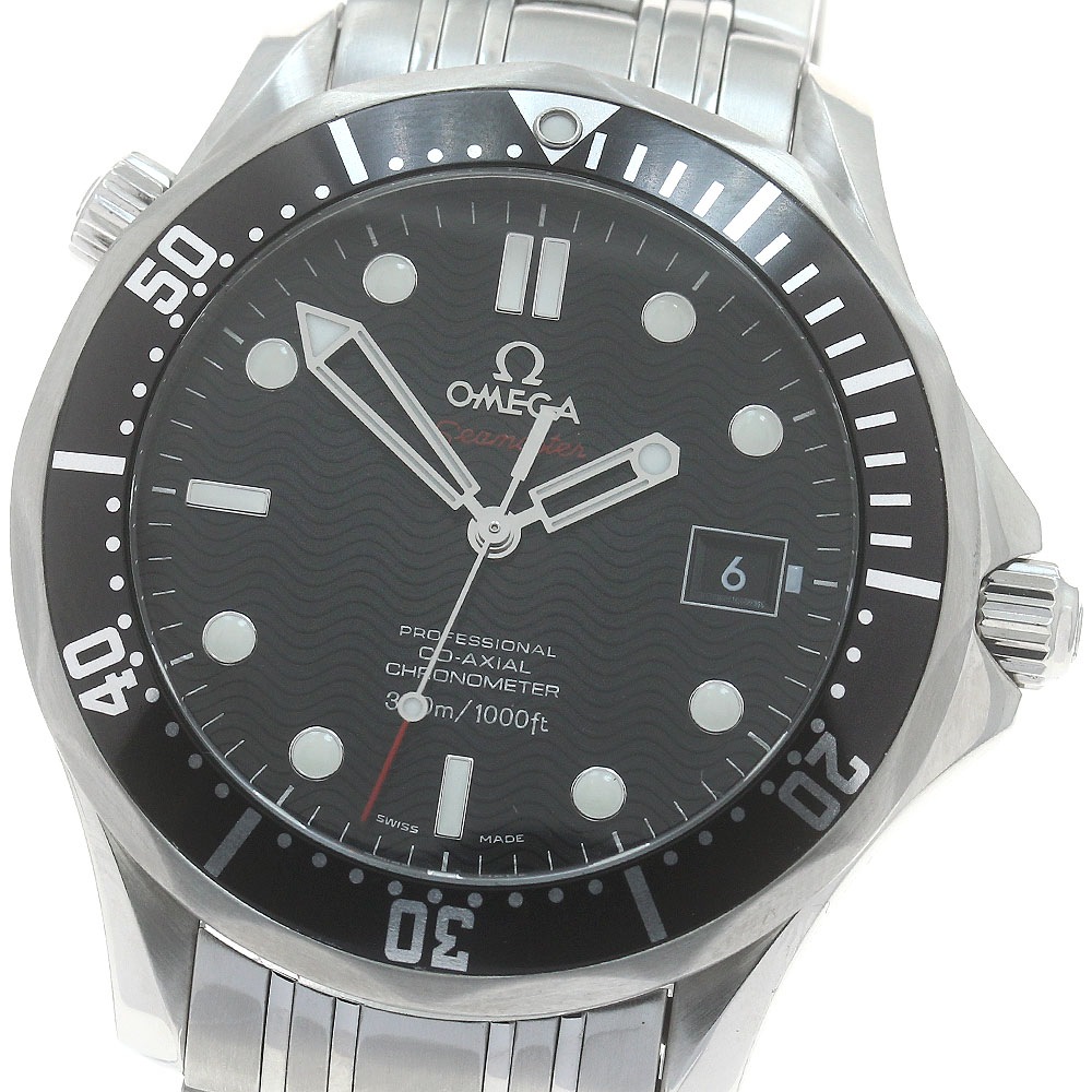 オメガ OMEGA 212.30.41.20.01.002 シーマスター ダイバー 300M デイト コーアクシャル 自動巻き メンズ 良品 _888068【中古】