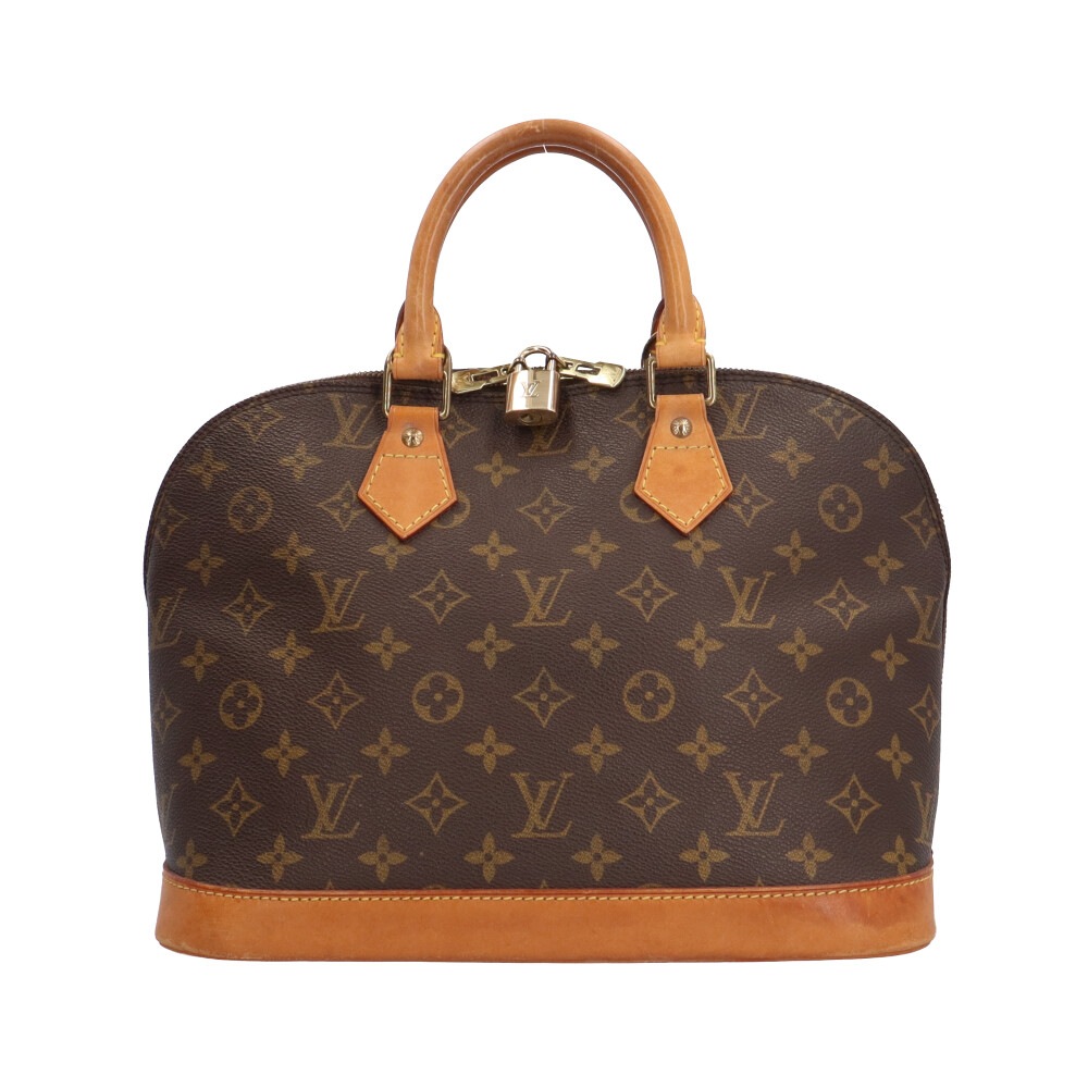 ルイヴィトン アルマ モノグラム ハンドバッグ モノグラムキャンバス M51130 ブラウン LOUIS VUITTON 中古