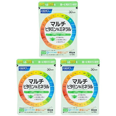[3個セット]マルチビタミン＆ミネラル栄養機能食品 ...のサムネイル