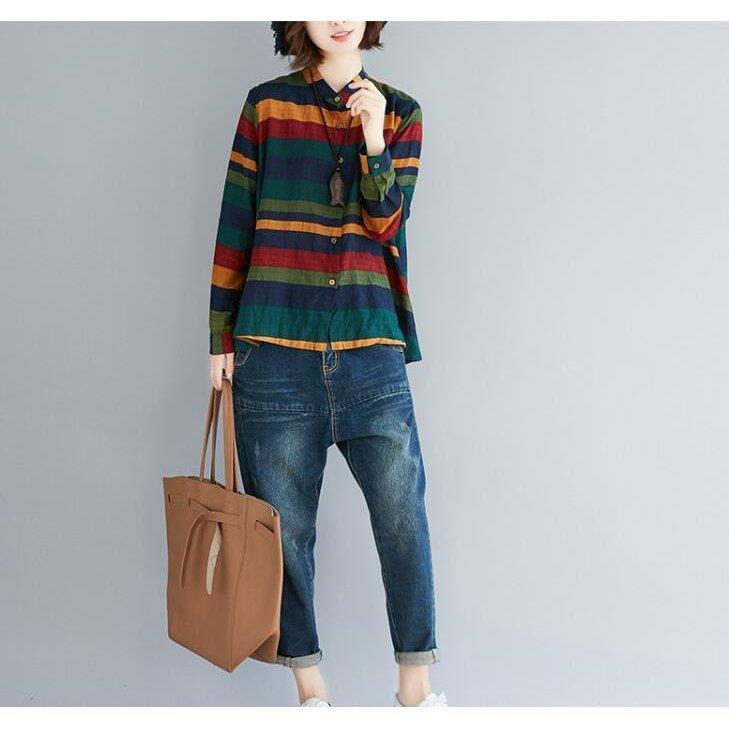 レディース 長袖 秋 冬シャツ ブラウス レディース チェックシャツ 羽織 秋物 秋服 ゆったり 大きいサイズ トップス バレンタイン 2023 プレゼント