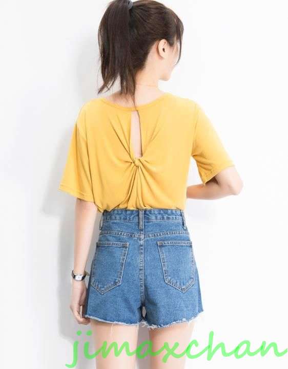 サマー　Ｔシャツ 中袖 タートルネック セーター レディースファッション タートル 胸開きタート セクシー ネック ベアトップ ベアトップ 丸首