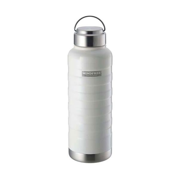 カクセー MINDFREE [マインドフリー] ステンレスボトル 1000ml ホワイト MF-10W
