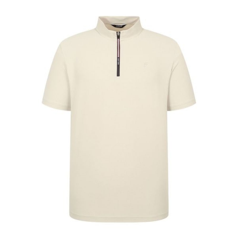 [Phantom] メンズマジックホールハーフジップアップ半袖Tシャツ