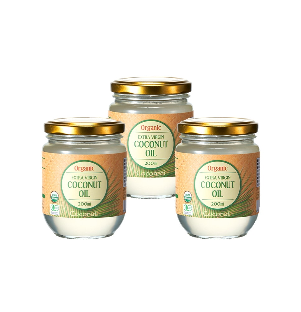 Coconati エキストラヴァージンココナッツオイル 3瓶セット