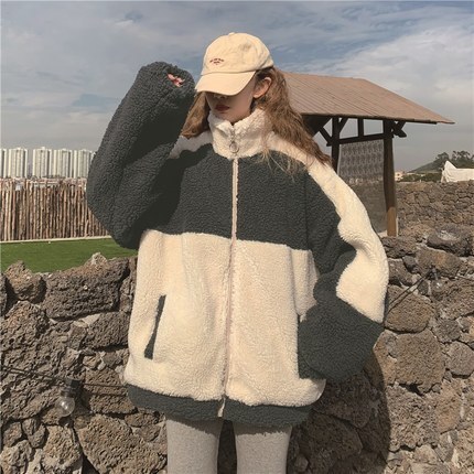 アウター デート ブルゾン 上着 もこもこアウター 袖あり 長袖 もこもこ ふわふわ 2XL ホワイト 大人可愛い きれいめ シンプル カジュアル 上品 おしゃれ 主役級 存在感 春 秋 冬 個性的
