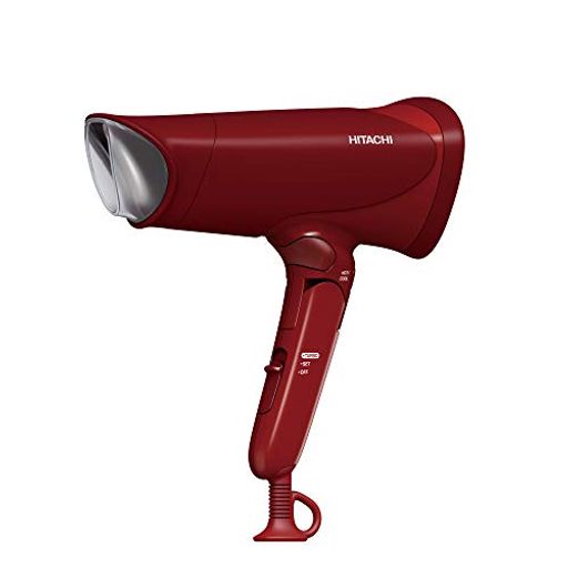 ヘアドライヤー マイナスイオン 大風量1.9M3/分 独立温冷切替ボタン 持ちやすいハンドル形状 HID-T600B R レッド