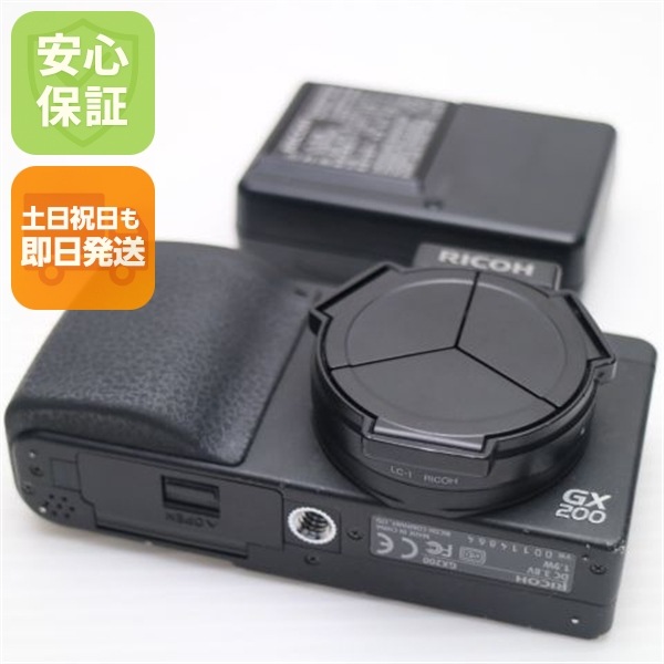 美品 RICOH GX200 ブラック RICOH デジカメ 129