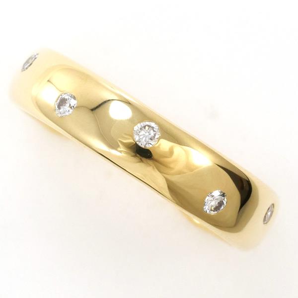 K18 18金 YG イエローゴールド リング 指輪 8号 ダイヤ 0.20 ジュエリー 中古 43,104円