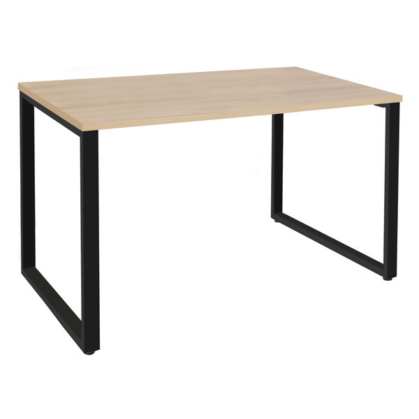 法人限定 カグクロ ALT-1275-BK-AW ALettoミーティングテーブル W1200 ブラック*アッシュウッド メーカー直送