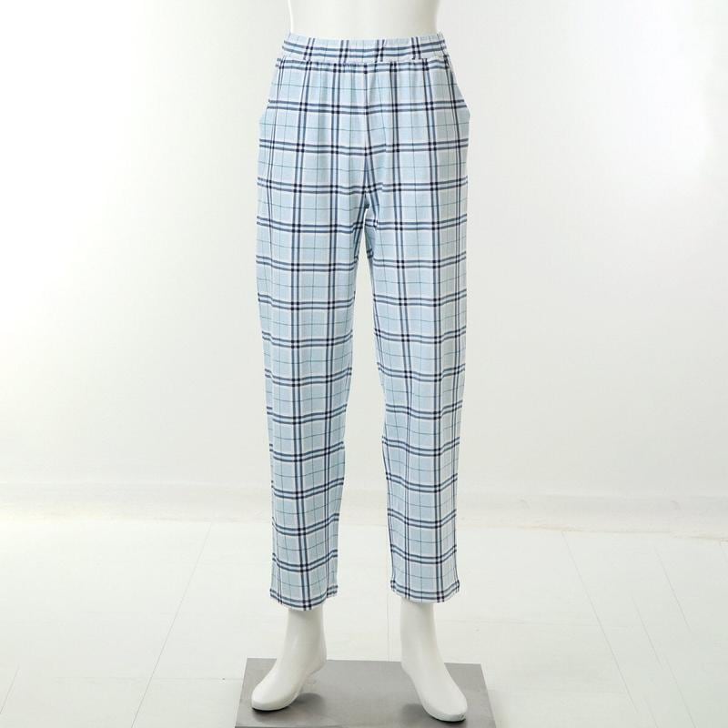 マンスパンチェック捺染男性室内着パンツ[VEPA101M]