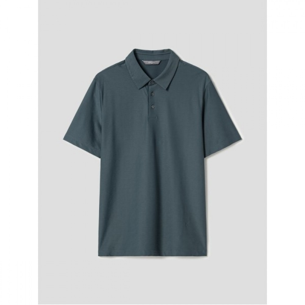 [ロガディス] クールナイロンストレッチ半袖カラーネックTシャツ-グリーン（RY4442P74M） 7,685円