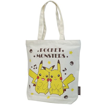 Qoo10] ポケモン トートバッグ 天ファスナー付き