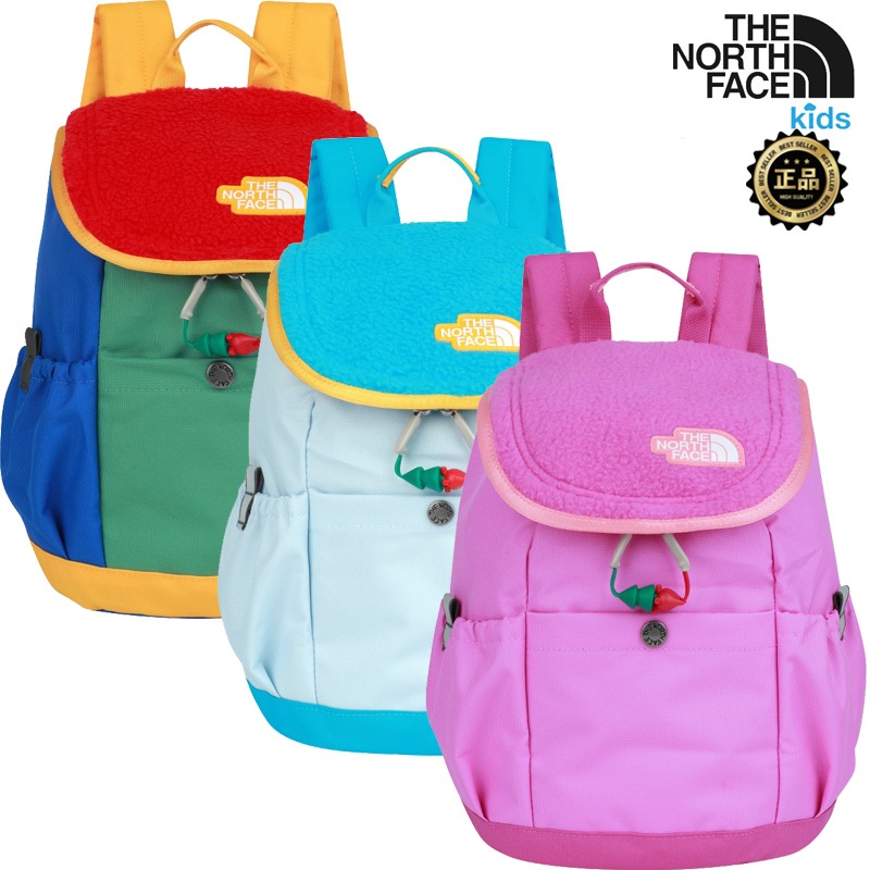 26SS 新作 NM2SS30 Y MINI EXPLORER キッズ バックパック 軽量 収納力 フリースフラップ サイドポケット 通園 遠足 お出かけ チェストベルト ネームタグ 背面パッド