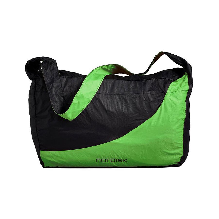 送料無料 ノルディスク マルメ ポケッタブル ショッピングバッグ Nordisk Malmo 25 Shopping Bag Black/Peridot Green 133083 バッグ 鞄