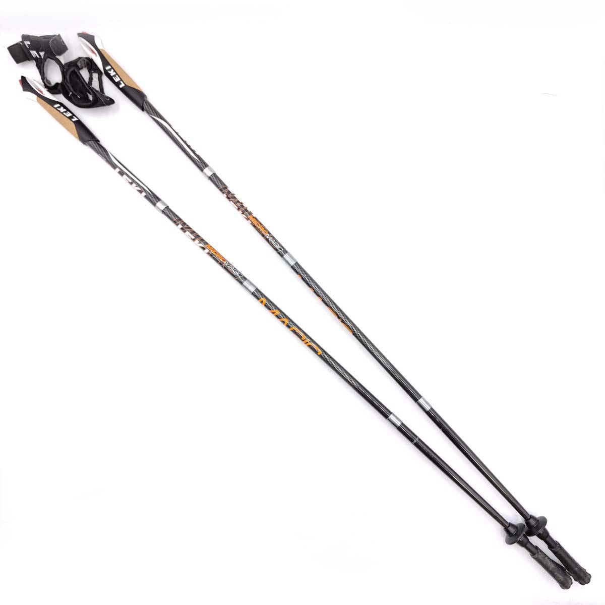 【中古】レキ NWマイクロマジック 110 ノルディックウオーキング トレッキングポール ブラック 1300271 LEKI ステッキ 登山 8,051円