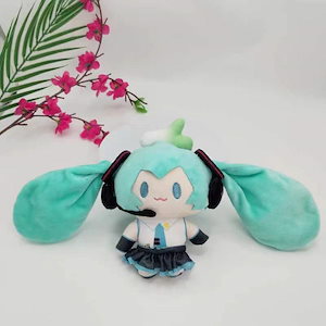 初音ミク フーフトップシリーズ ぬいぐるみ ペンダント キーホルダー 人形 かわいい ギフトバッグ 人形