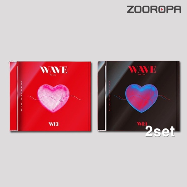 [2종세트] 위아이 WEi WAVE Japan 2nd Mini Album Naive + Fancy