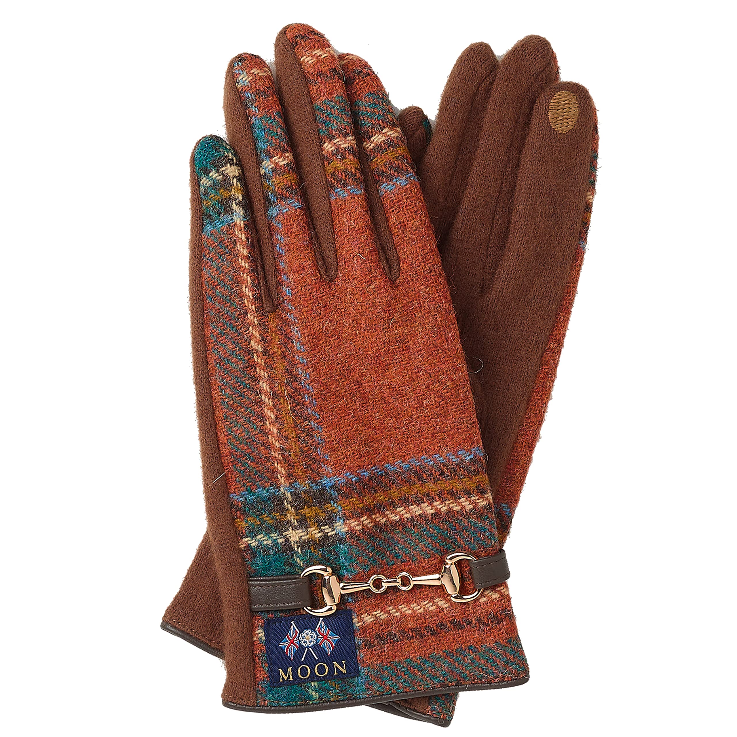 [7th Heaven] 【ムーンツイード】MOON レディース スマホ対応 ベルト付き手袋 AY-22AA0736