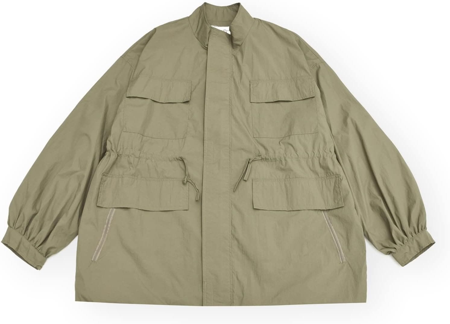 メンズ スプリングコート 無地 カジュアル ハーフ丈 コート かっこいい ユニセックス クラッシック 多ポケット カーゴジャケット 立ち襟 春秋 薄手 オーバーサイズ アウトドア 通勤 通学 男性用 11,196円