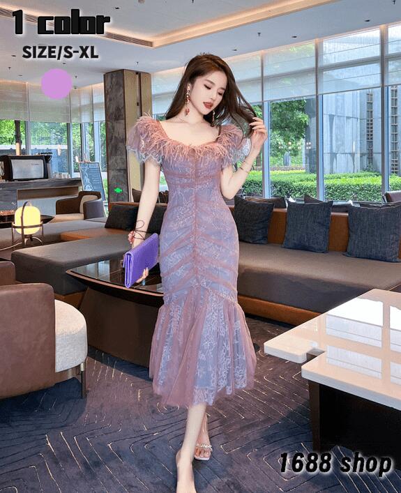 新品早く買いに来て 2025 タイトワンピース 姫系ワンピース　シンプル　ワンピース インポート ひざ丈 ミドル丈 エレガント　韓国ファッション シンプル Vネック パーティドレス 半袖　お嬢様 セ