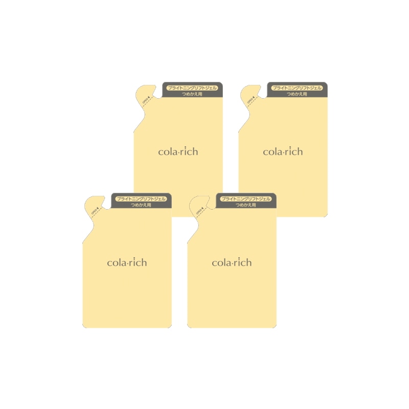 コラリッチEX ブライトニングリフトジェル パウチタイプ 55g 4袋セット