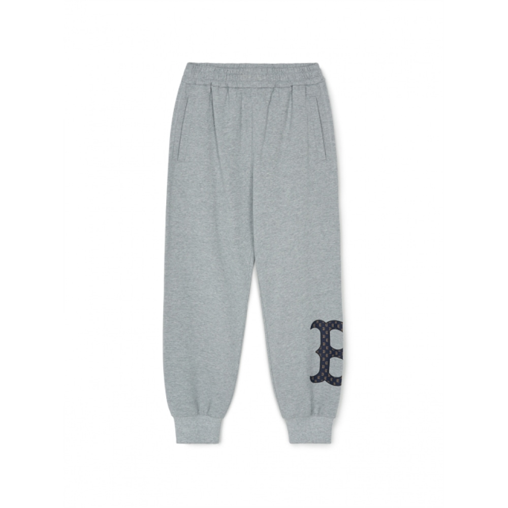 MLB クラシックモノグラムビッグラックスジョガーパンツ BOS (メランジグレー)