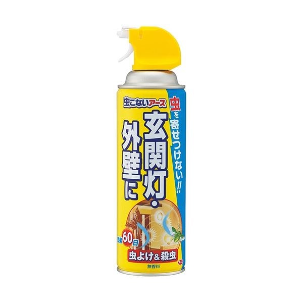 （まとめ）虫こないアース 玄関灯/外壁に 450ml 1本 [x5セット]
